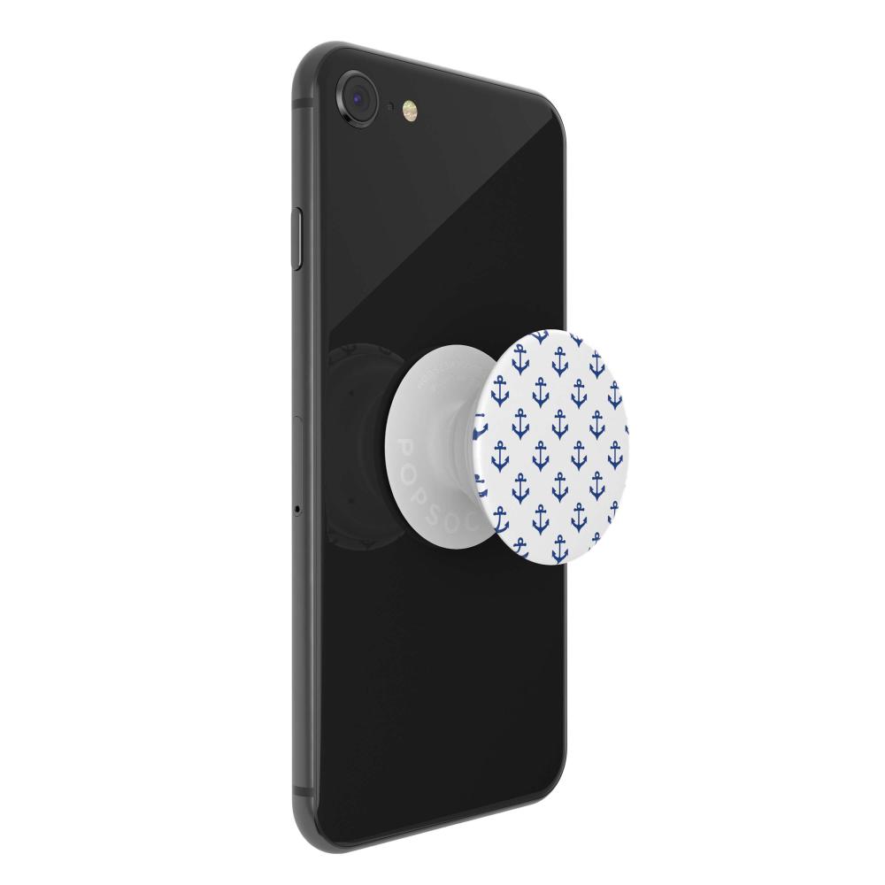 PopSockets PopSockets Avtagbart Grip med Ställfunktion Anchors Away White
