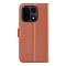  OnePlus 15 Fodral Litchi Läder Brun