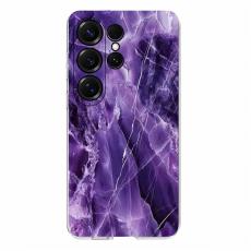 Samsung Galaxy S26 Ultra Skal Marmor TPU Lila