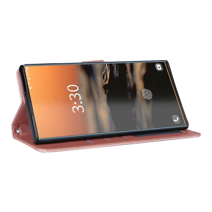 Bild 3,  Samsung Galaxy S26 Ultra Fodral Läder Roséguld