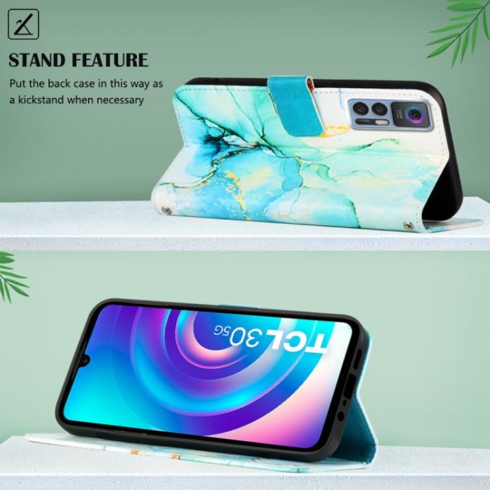 Bild 3,  TCL 30+ (2022) Fodral Marmor Grön