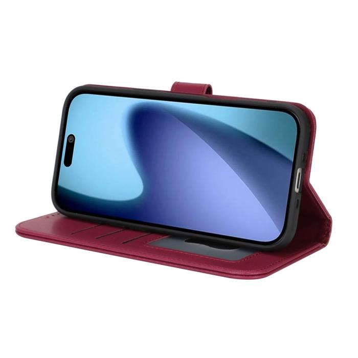 Bild 4,  iPhone Air Fodral Läder Röd
