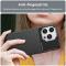  iPhone 15 Pro Skal Twill Textur Svart