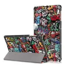  Huawei MatePad T 10 / T 10s - Tri-Fold Fodral - Graffiti