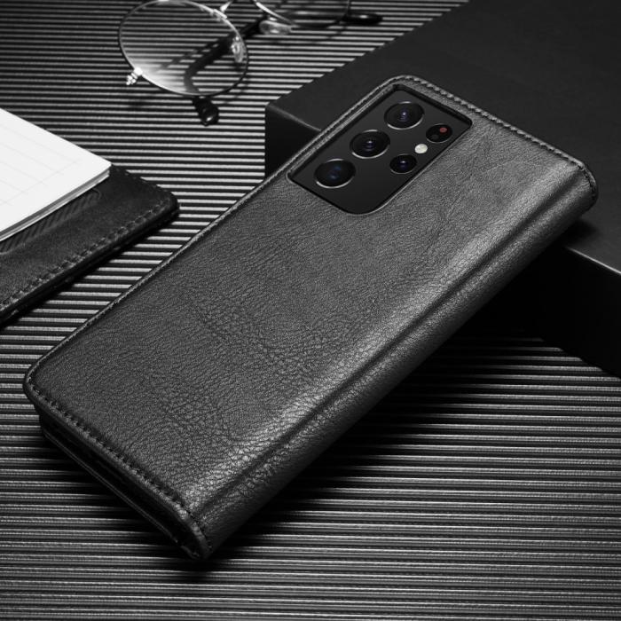 Bild 2, DG.MING Samsung Galaxy S21 Ultra - DG.MING 2in1 Magnet Fodral - Svart
