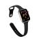  Silikon Armband Apple Watch 42/44/45/46/49 mm Svart