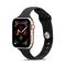  Silikon Armband Apple Watch 38/40/41/42 mm - Svart
