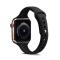  Silikon Armband Apple Watch 38/40/41/42 mm - Svart