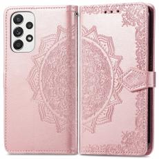 Samsung Galaxy A53 5G Fodral Mandala L&auml;der Ros&eacute;guld