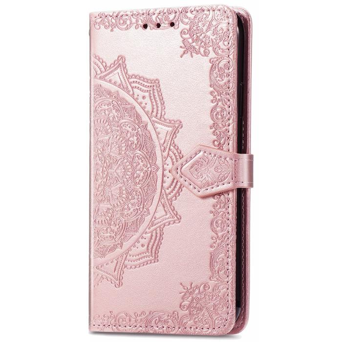 Bild 2,  Samsung Galaxy A53 5G Fodral Mandala Läder Roséguld