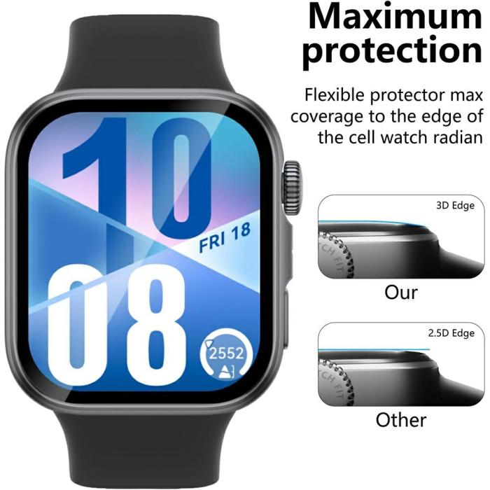 Bild 4,  Huawei Watch Fit 4 Skärmskydd 2-PACK