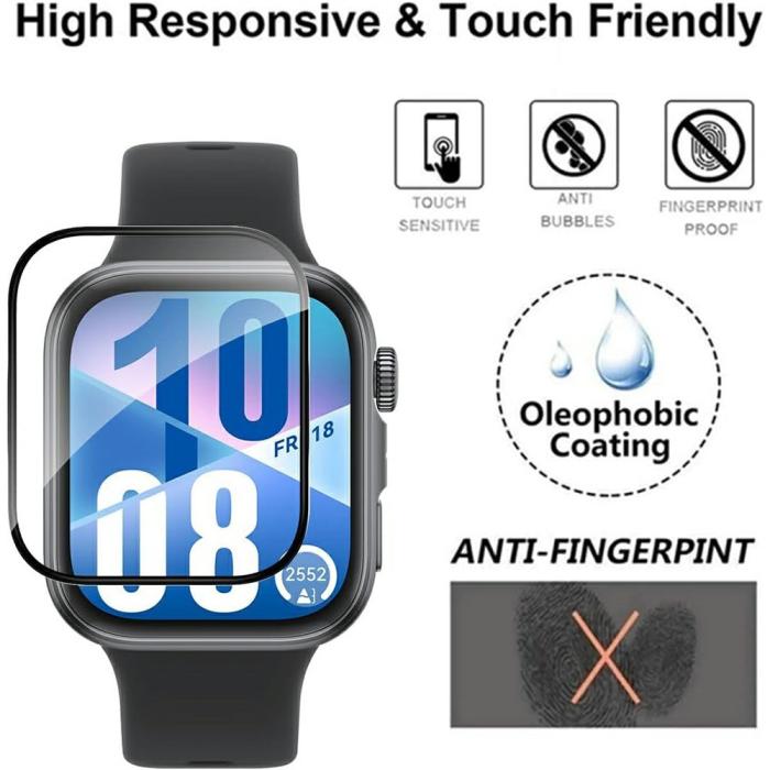 Bild 5,  Huawei Watch Fit 4 Skärmskydd 2-PACK