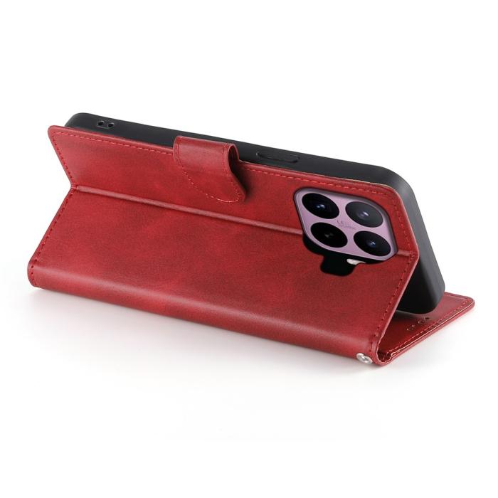 Bild 2,  Xiaomi 17T Pro Fodral Läder Röd