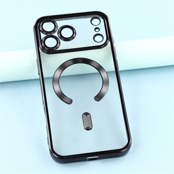 Bild 6,  iPhone 17 Pro Skal MagSafe Electroplated TPU Svart
