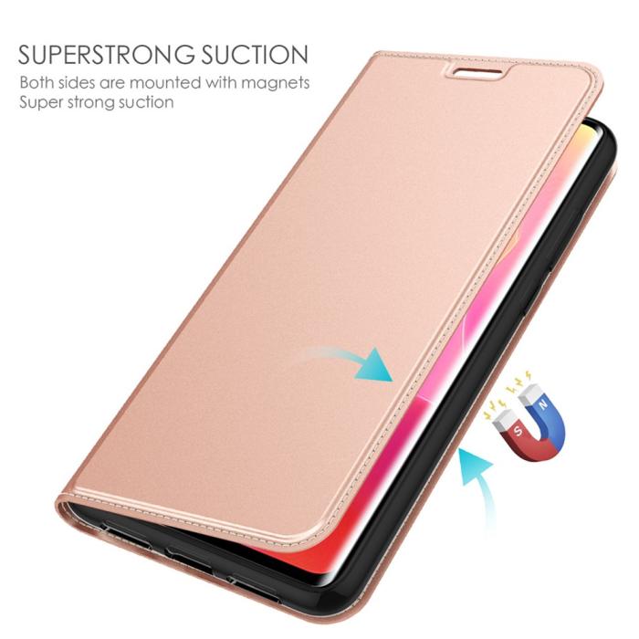 Bild 3,  OnePlus Nord 5 5G Fodral Flip Läder Roséguld