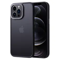  iPhone 12 Pro Max Skal Classic Hybrid Matt Svart