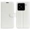  Xiaomi 15 Fodral Litchi Läder Vit