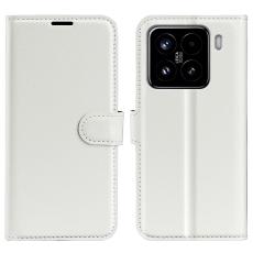  Xiaomi 15 Fodral Litchi L&auml;der Vit