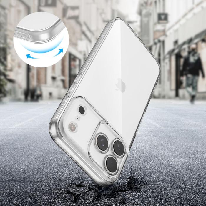 Bild 2, Tech-Protect Tech-Protect iPhone 17 Pro Skal FlexAir Transparent