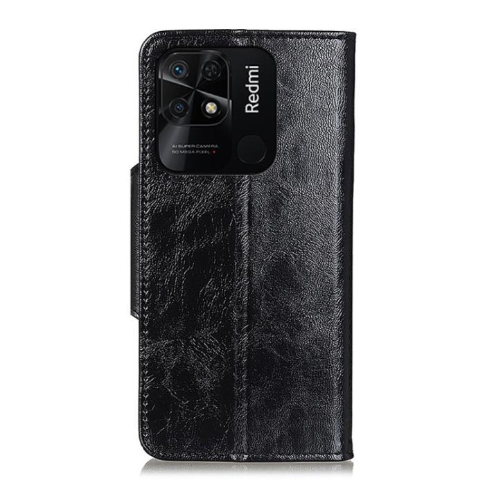 Bild 3,  Xiaomi Redmi 10C Fodral Flerkort Läder Svart