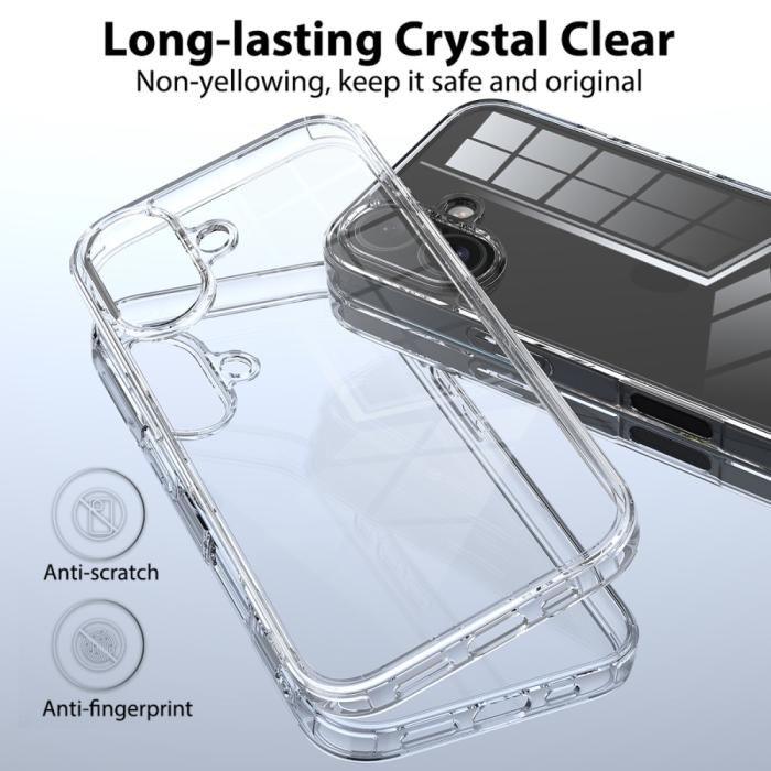 Bild 4,  iPhone 16 Plus Skal Akryl/TPU Transparent