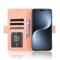  Honor Magic7 Pro Fodral Med Avtagbart Kortfodral Rosa