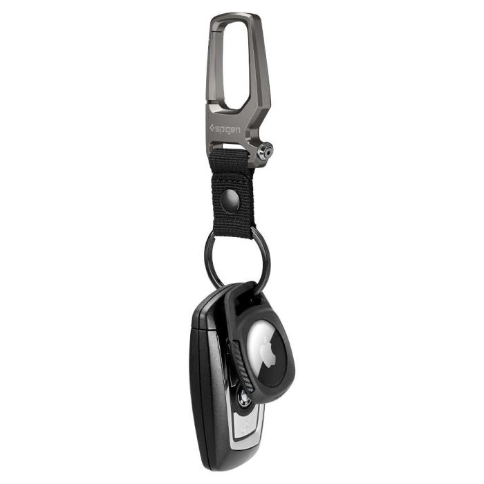 Bild 5, Spigen Spigen Apple AirTag 2/1 Skal Rugged Armor Matt Svart
