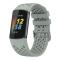  Fitbit Charge 6 / 5 Armband Silikon Ihåligt Grå
