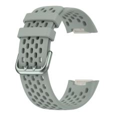  Fitbit Charge 6 / 5 Armband Silikon Ih&aring;ligt Gr&aring;