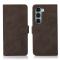 KHAZNEH KHAZNEH Motorola Moto G200 Fodral Retro Läder Brun