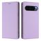  Google Pixel 10/10 Pro / 9/9 Pro Fodral RFID Litchi Läder Lila