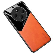  Xiaomi Redmi 14C Skal Med Inbyggd Magnetplatta L&auml;der Orange