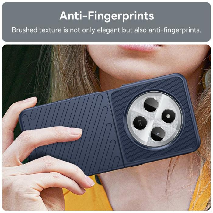 Bild 6,  Xiaomi Redmi 14C Skal Twill Textur Blå