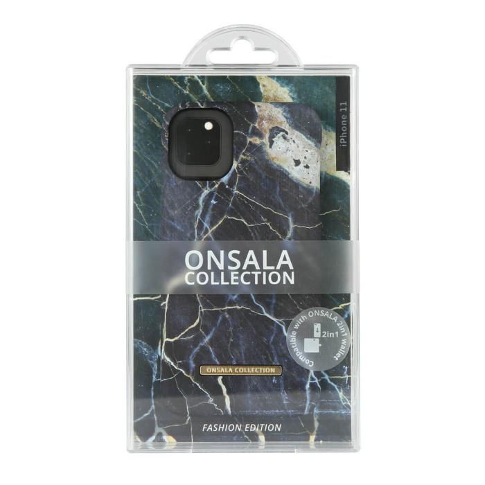 Bild 2, Onsala ONSALA iPhone 11 Mobilskal Soft Black Galaxy Marble