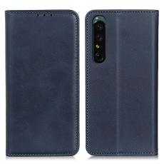  Sony Xperia 1 V Fodral Flip Split L&auml;der Bl&aring;