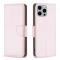  iPhone 15 Pro Max Fodral Litchi Shark Läder Roséguld
