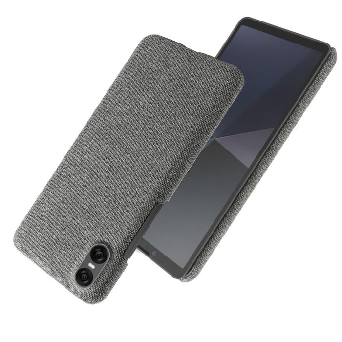 Bild 2,  Sony Xperia 10 VII Skal Tygbelagt Grå