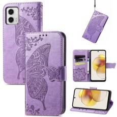  Motorola Moto G73 5G Fodral Butterfly Lila