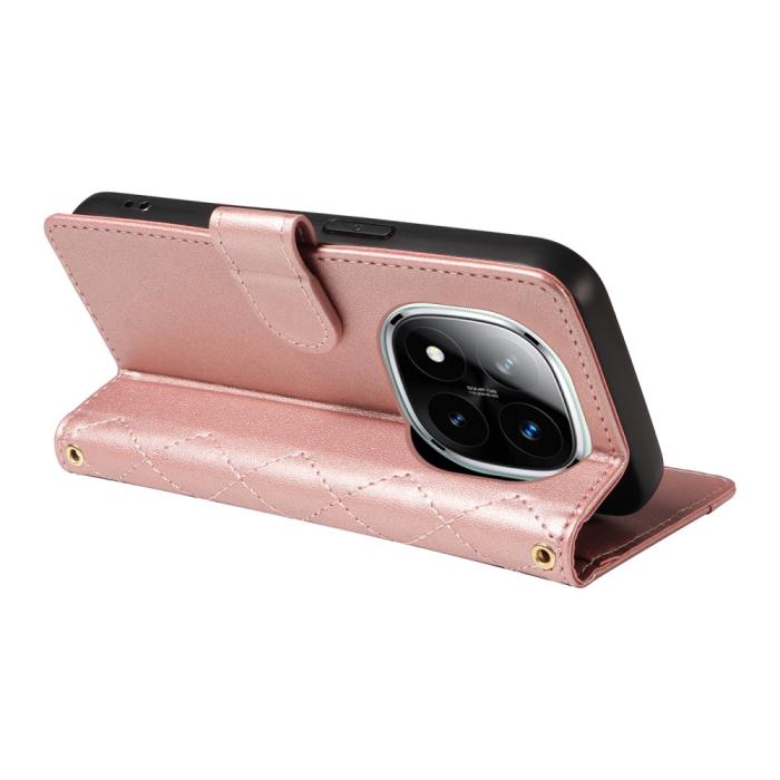 Bild 4,  Xiaomi Redmi Note 14 Pro/Pro Plus 5G Fodral Rhombus Läder