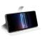  Sony Xperia Pro-I Fodral Litchi Textur Vit