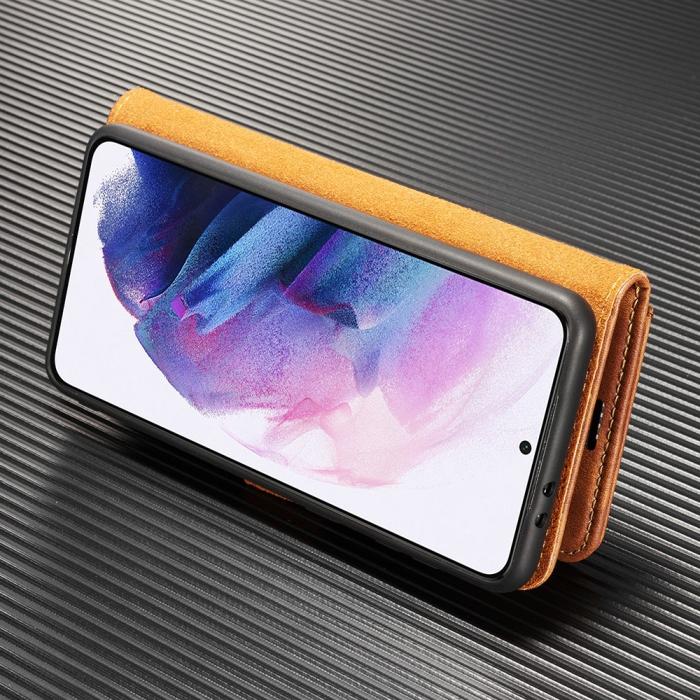Bild 3, DG.MING Samsung Galaxy S21 - DG.MING 2in1 Magnet Fodral - Brun