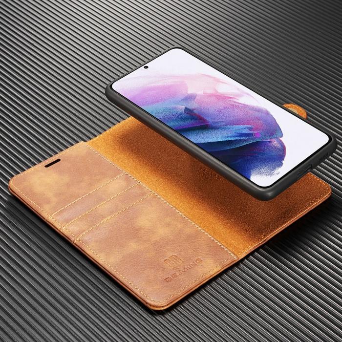 Bild 4, DG.MING Samsung Galaxy S21 - DG.MING 2in1 Magnet Fodral - Brun