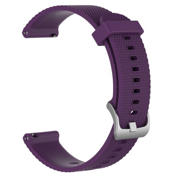 Bild 2,  Diamond Silikon Armband För Smartwatch - Lila (22mm)