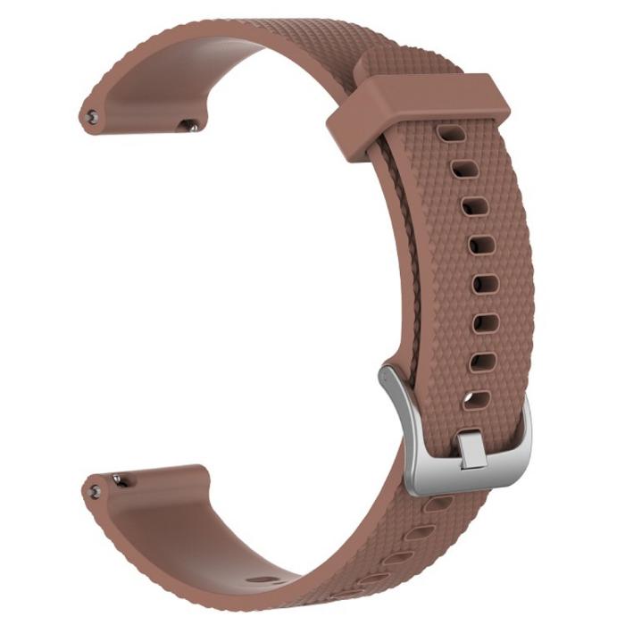 Bild 2,  Diamond Silikon Armband För Smartwatch - Brun (22mm)