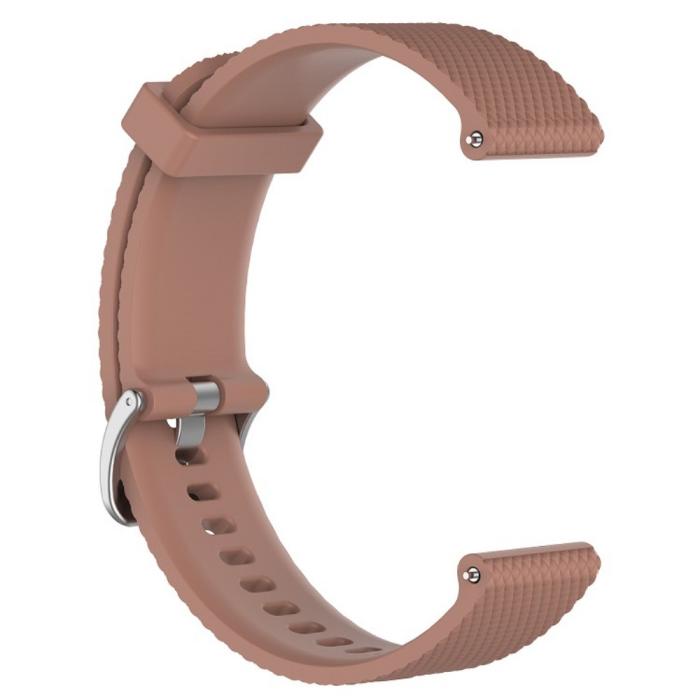 Bild 3,  Diamond Silikon Armband För Smartwatch - Brun (22mm)