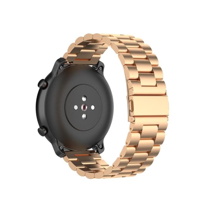 Bild 2,  Lyxigt Metallarmband I Rostfritt Stål - Roséguld (20mm)