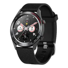  Diamond Silikon Armband F&ouml;r Smartwatch - Svart (22mm)
