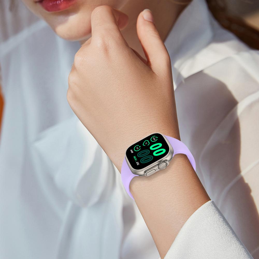 ColorPop Silikon Armband Butterfly Apple Watch 42/44/45/46/49 mm (S/M) Lila