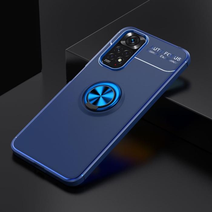Bild 2,  Xiaomi Redmi Note 11 4G Skal Ring Blå