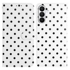  Samsung Galaxy A27 5G Fodral Med Prickm&ouml;nster Vit/Svart
